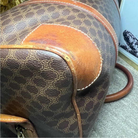 Vintage GUC Celine Macadam Monogram Boston & Pouch Set - Picture 8 of 15